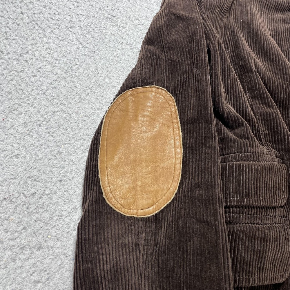 Ralph Lauren Brown Corduroy Equestrian Size 2 Jacket Elbow Patch Blue Label VTG - Picture 3 of 11